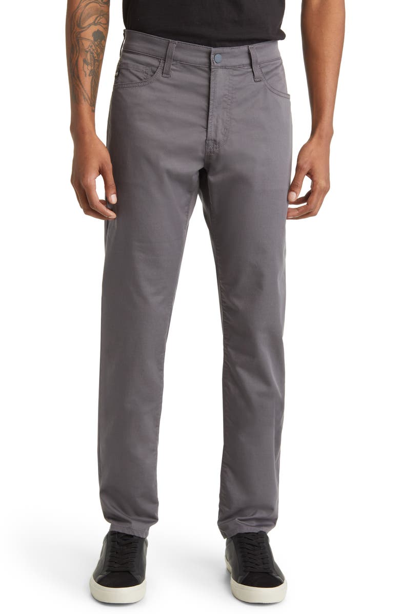 AG Tellis Airluxe<sup>™</sup> Commuter Performance Sateen Pants, Main, color, Folkestone Grey