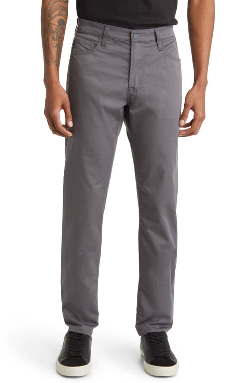 Ag Everett Commuter Performance Slim Straight Pants In Gray