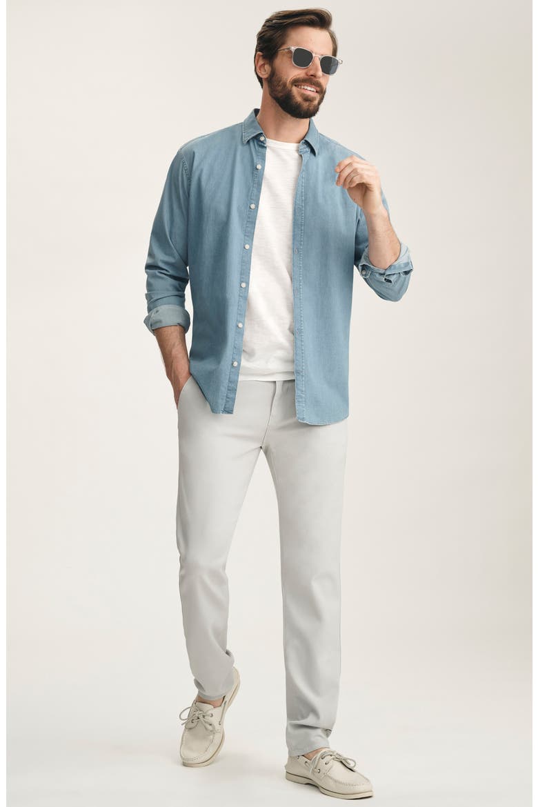 Verona Slim Fit Chinos, Alternate, color, ICE GREY HIGH FLYER