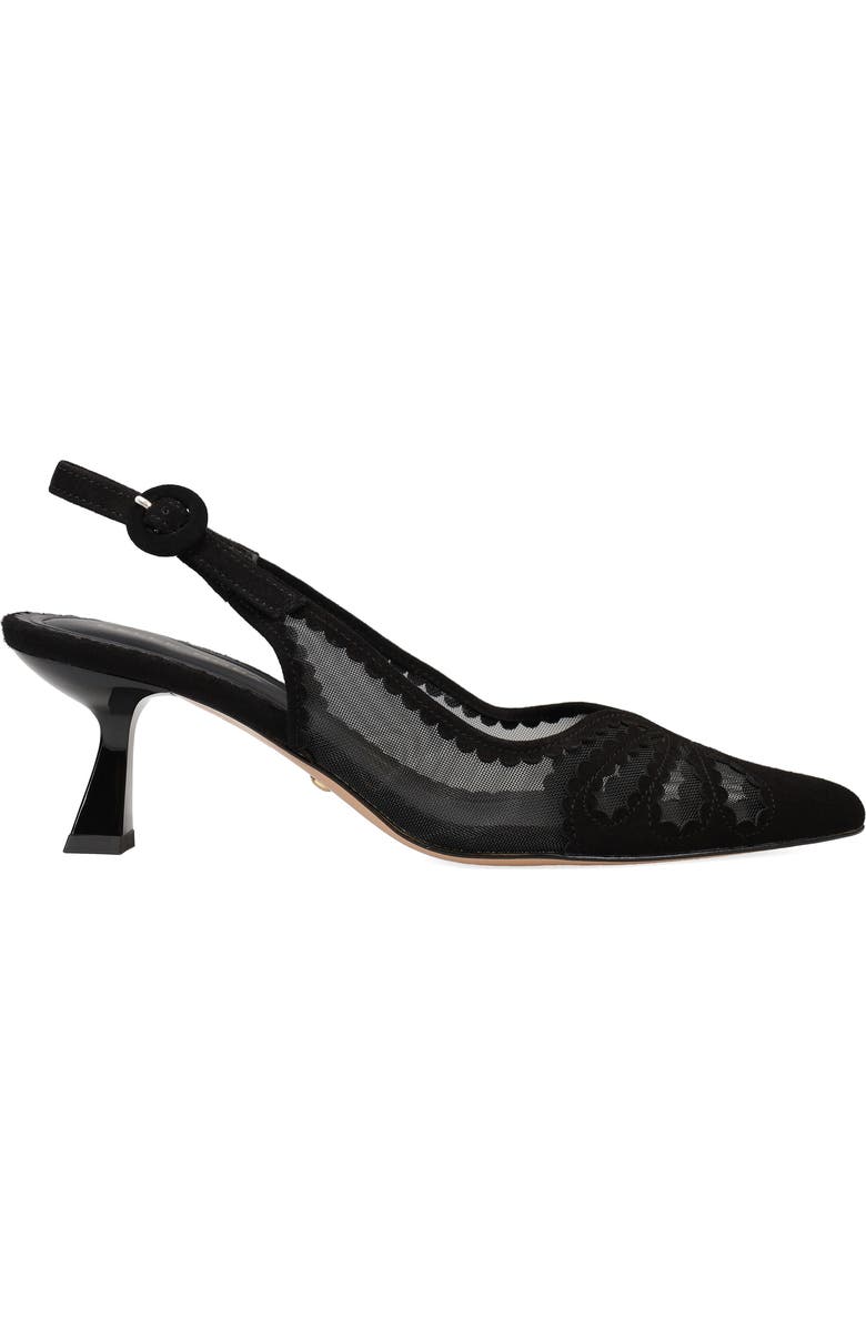 Pelle Moda Jacie Slingback Pointed Toe Pump, Alternate, color, Black
