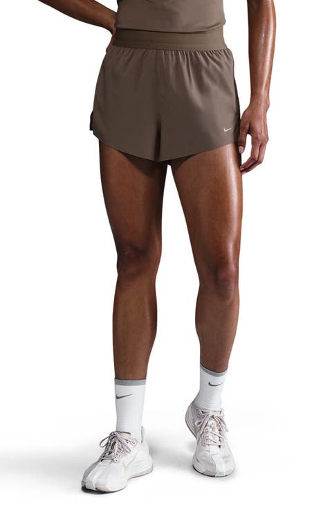 Swift Dri-FIT Mid-Rise Brief-Lined Running Shorts
