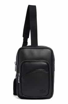 Angy Pebble Leather Crossbody Bag
