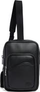 Lacoste Angy Pebble Leather Crossbody Bag