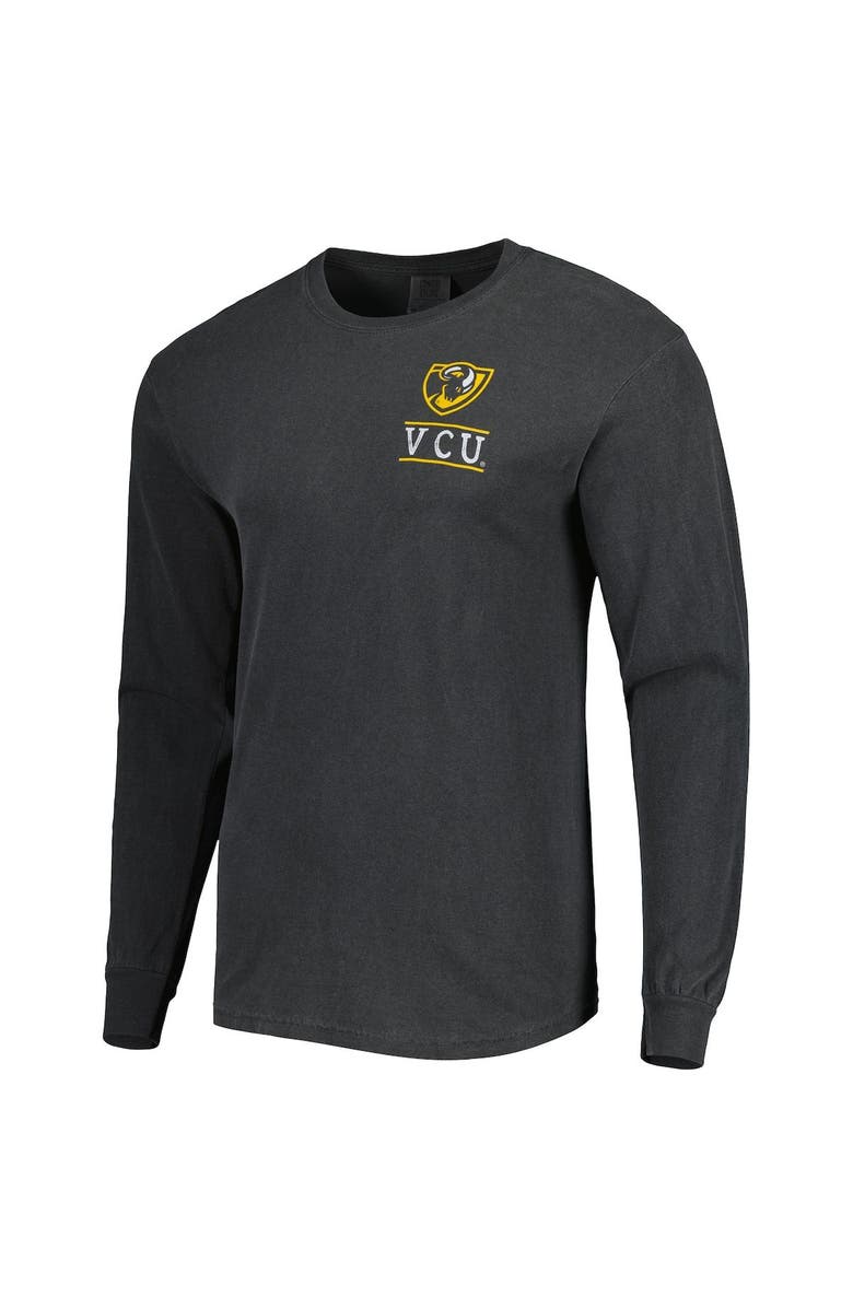 IMAGE ONE Men's Black VCU Rams Circle Campus Scene Long Sleeve T-Shirt, Alternate, color,
