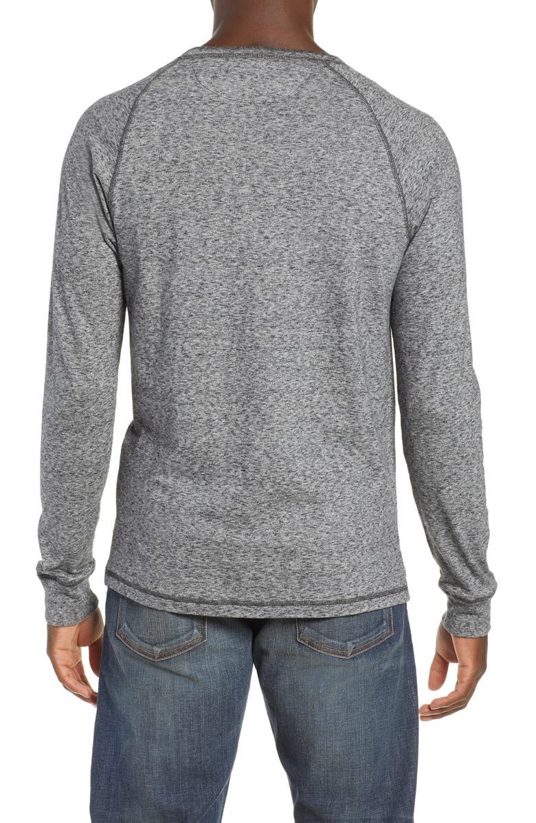 Faherty Luxe Heather Knit Organic Cotton Henley, Alternate, color, 
