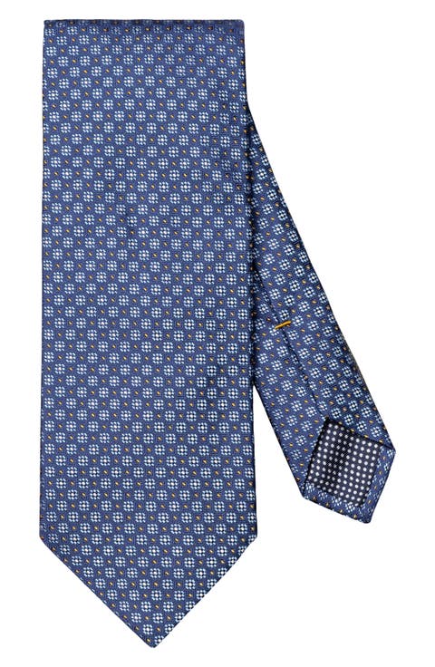 Micro Floral Silk Tie