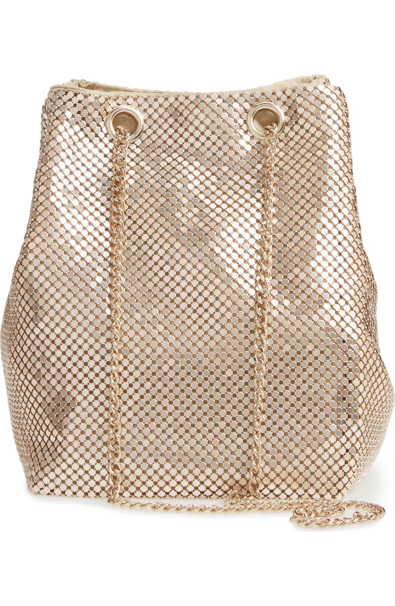 Nordstrom Crystal Mesh Pouchette, Main, color,