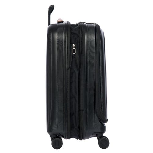 Bric's Taormina 21" Carry-on Expandable Spinner With Pocket In Black
