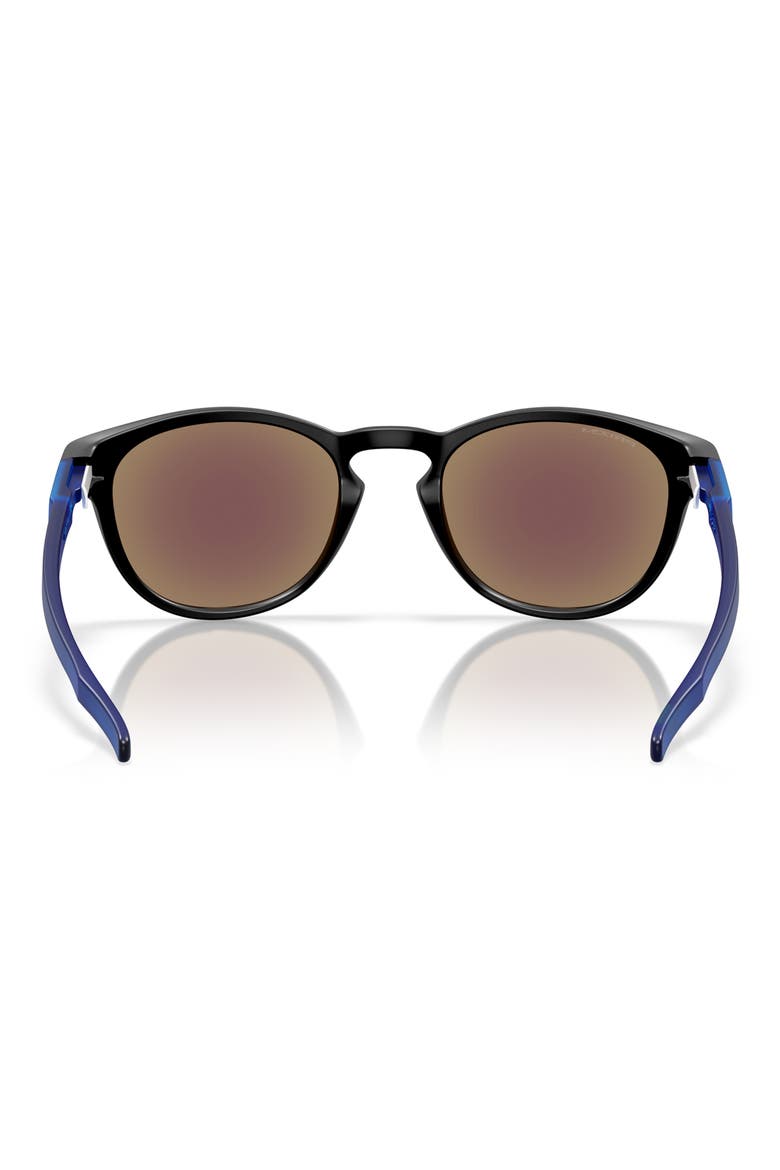 Latch™ Fathom Collection 53mm Prizm™ Polarized Round Sunglasses, Alternate, color, MATTE BLACK