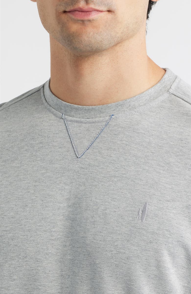 johnnie-O Stones Crewneck Sweatshirt, Alternate, color, Light Gray