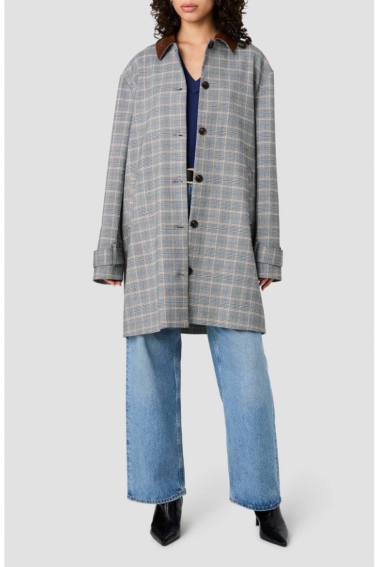 Matteo Plaid Jacket with Faux Suede Collar, Alternate, color, MATTEO PLAID SUITING