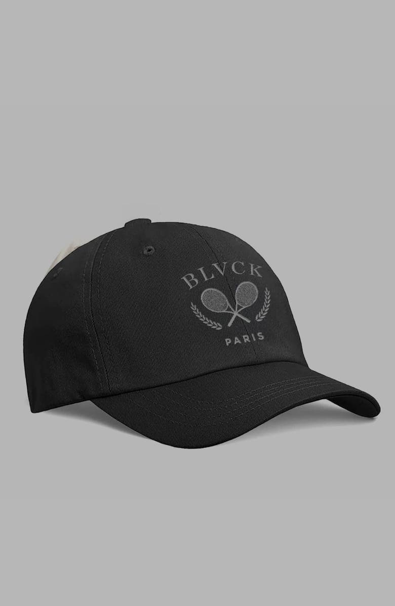 Blvck Paris Tennis Cap, Main, color, Black