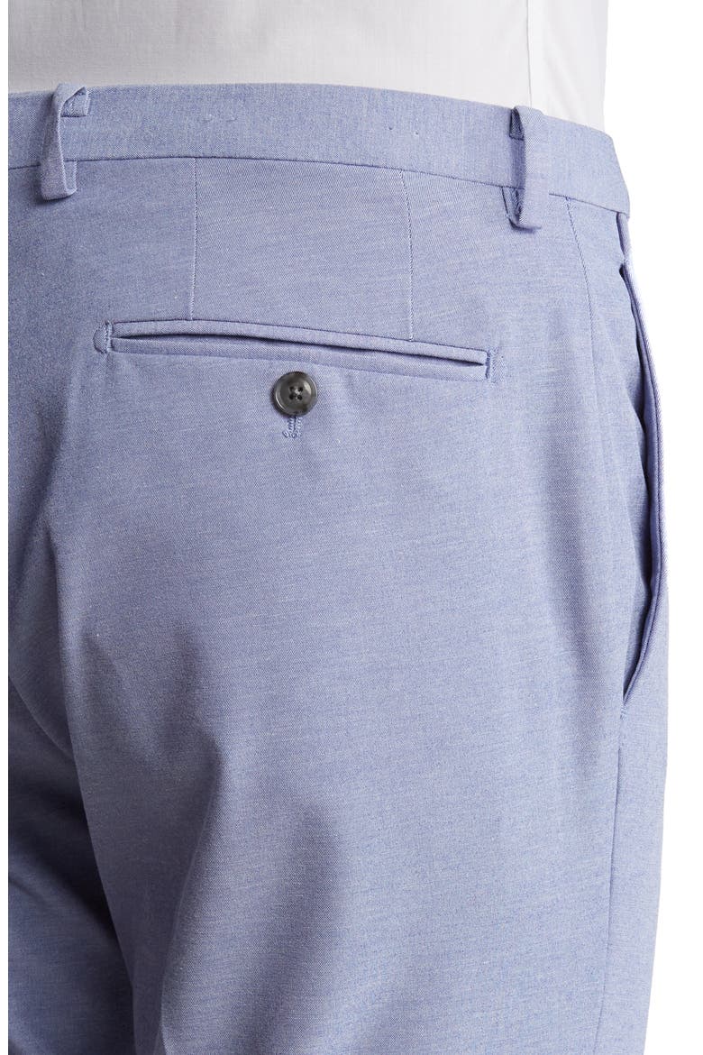 Martelli Blue Heathered Two-Button Notch Lapel Suit, Alternate, color, BLUE