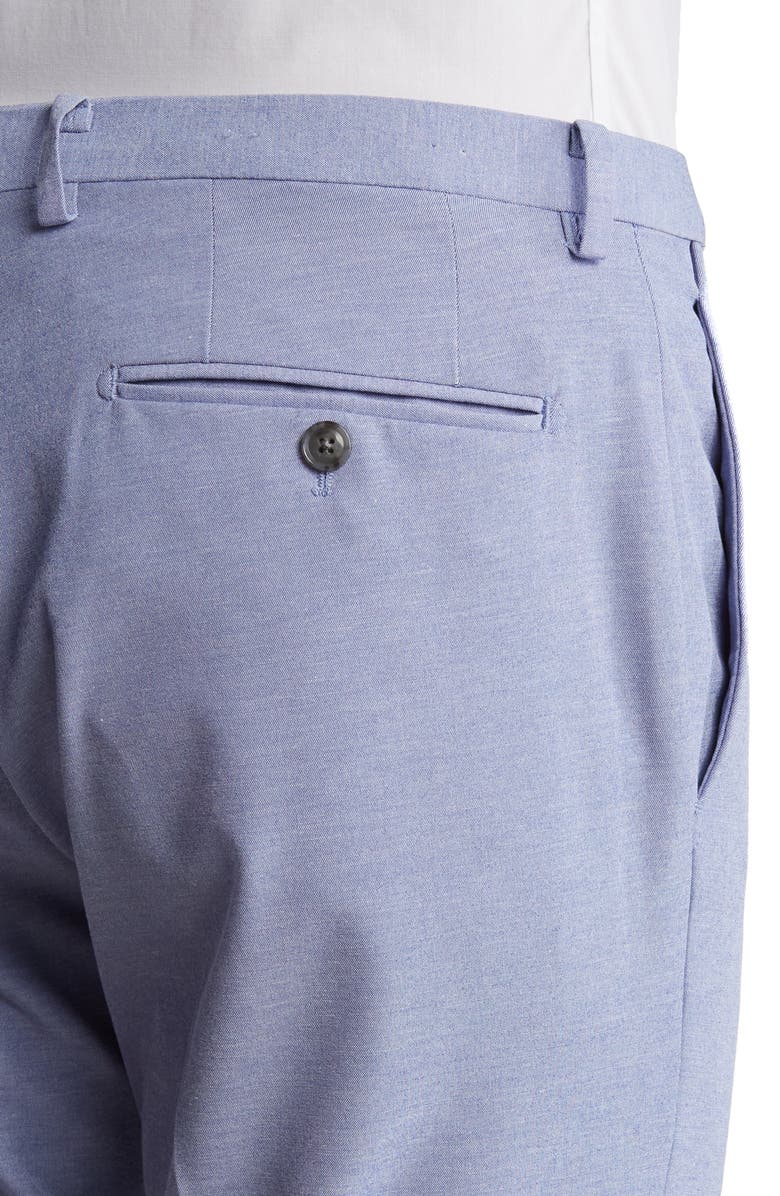 Calvin Klein Martelli Blue Heathered Two-Button Notch Lapel Suit, Alternate, color, 