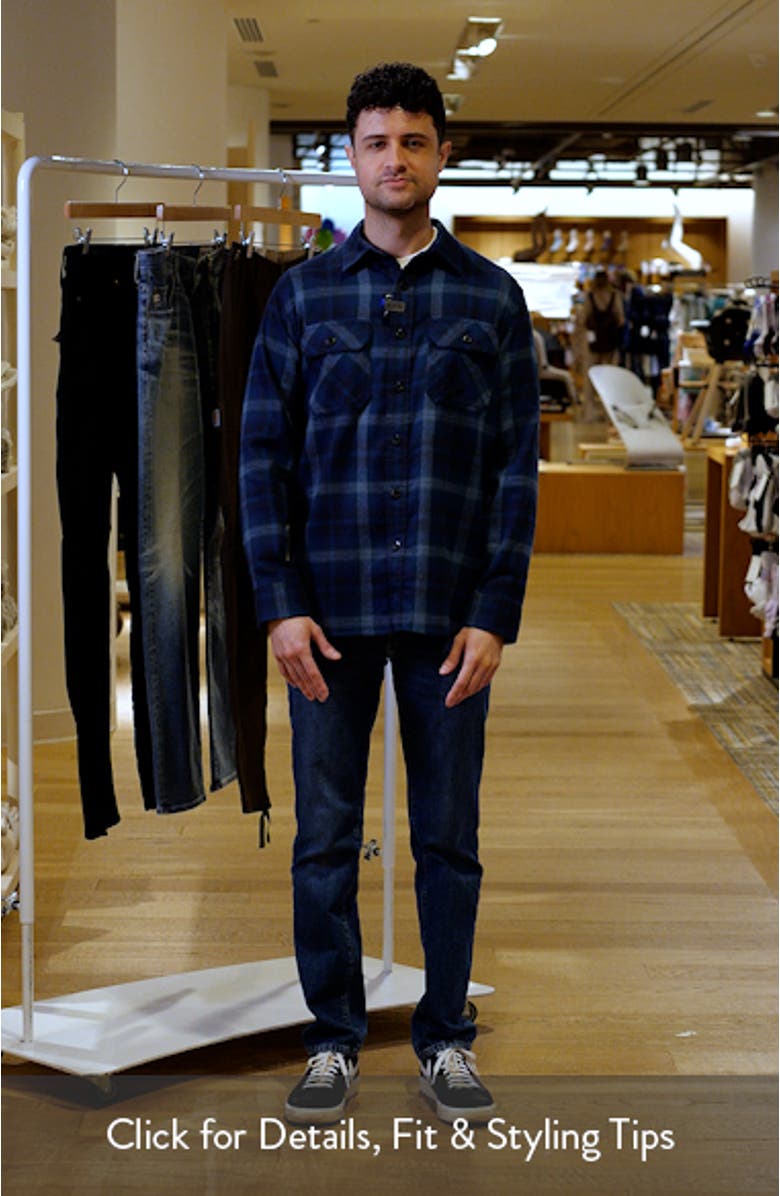 Burnside Plaid Flannel Button-Up Shirt, sales video thumbnail