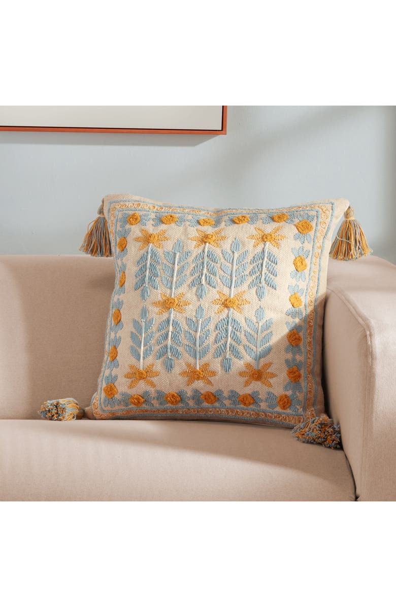 ROSELLI TRADING COMPANY Stockholm Night's Throw Pillow, Alternate, color, Blue Multi