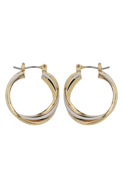 Twist Hoop Earrings
