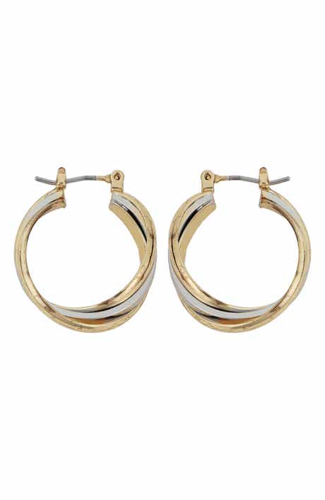 Panacea Twist Hoop Earrings