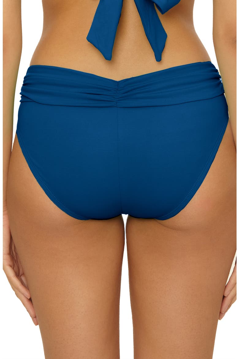 Sun Goddess Hipster Bikini Bottoms, Alternate, color, NAVY
