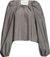 NACKIYÈ Grand Bazaar Mini Virgin Wool Blend Top
