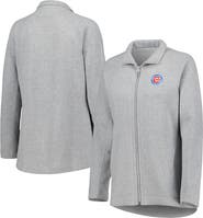 Tommy Bahama Women's Tommy Bahama Heather Gray Chicago Cubs Aruba Raglan Full-Zip Jacket