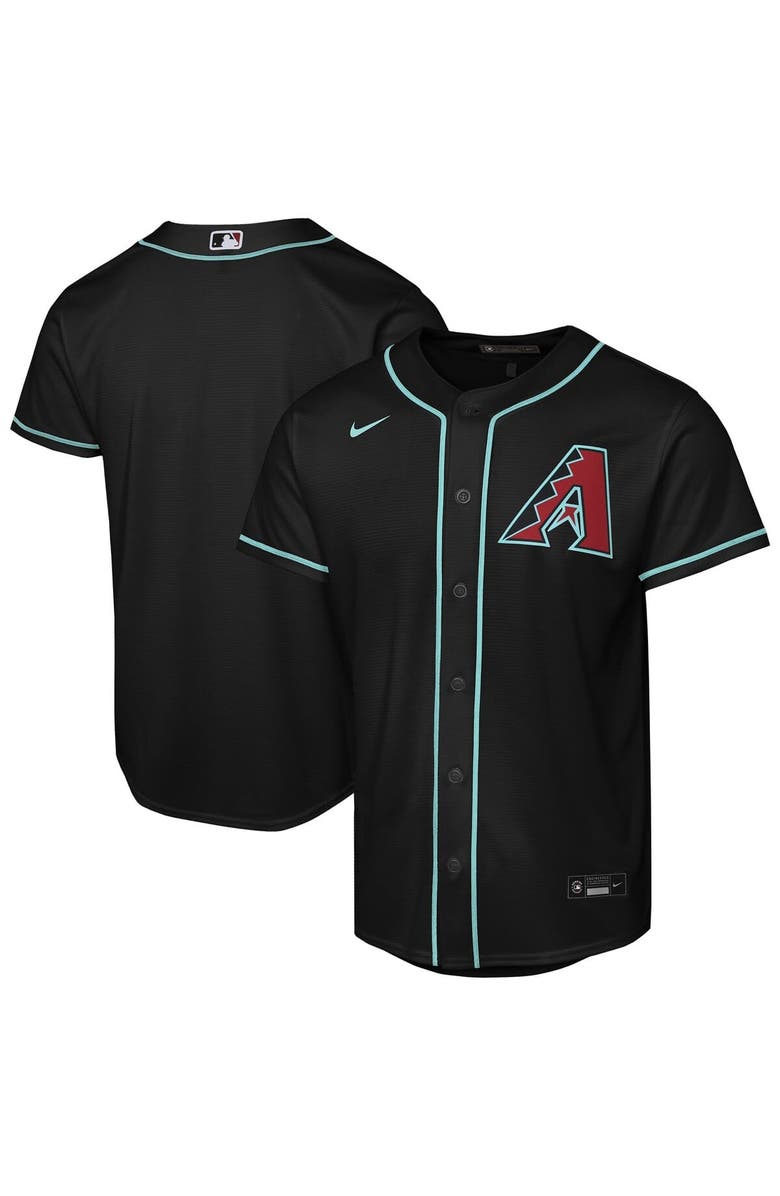 Nike Youth Nike Black Arizona Diamondbacks Alternate Replica Jersey, Main, color,