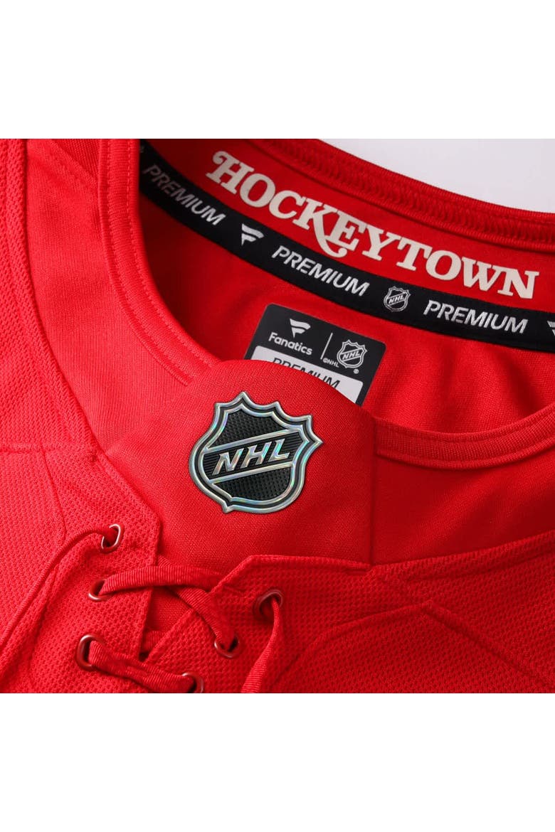 Men's Fanatics Dylan Larkin Red Detroit Red Wings Centennial Premium Player Jersey, Alternate, color, Red