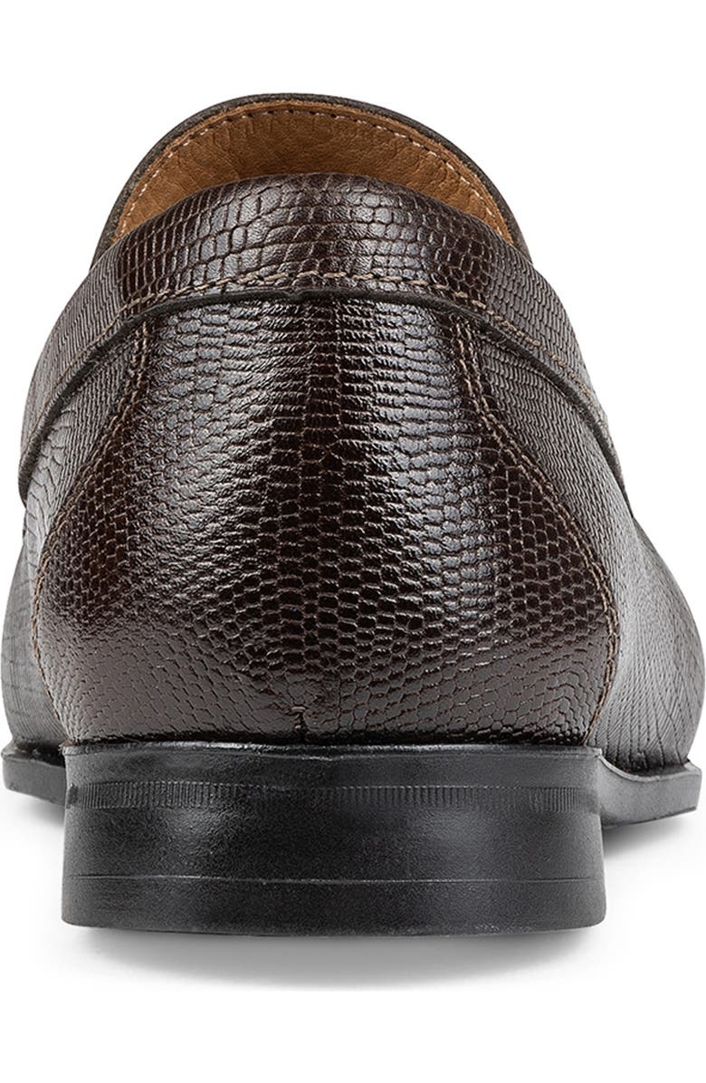 Donald Pliner Lizard Embossed Driver, Alternate, color, Dark Brown