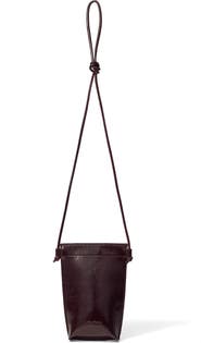 & Other Stories Leather Crossbody Phone Pouch