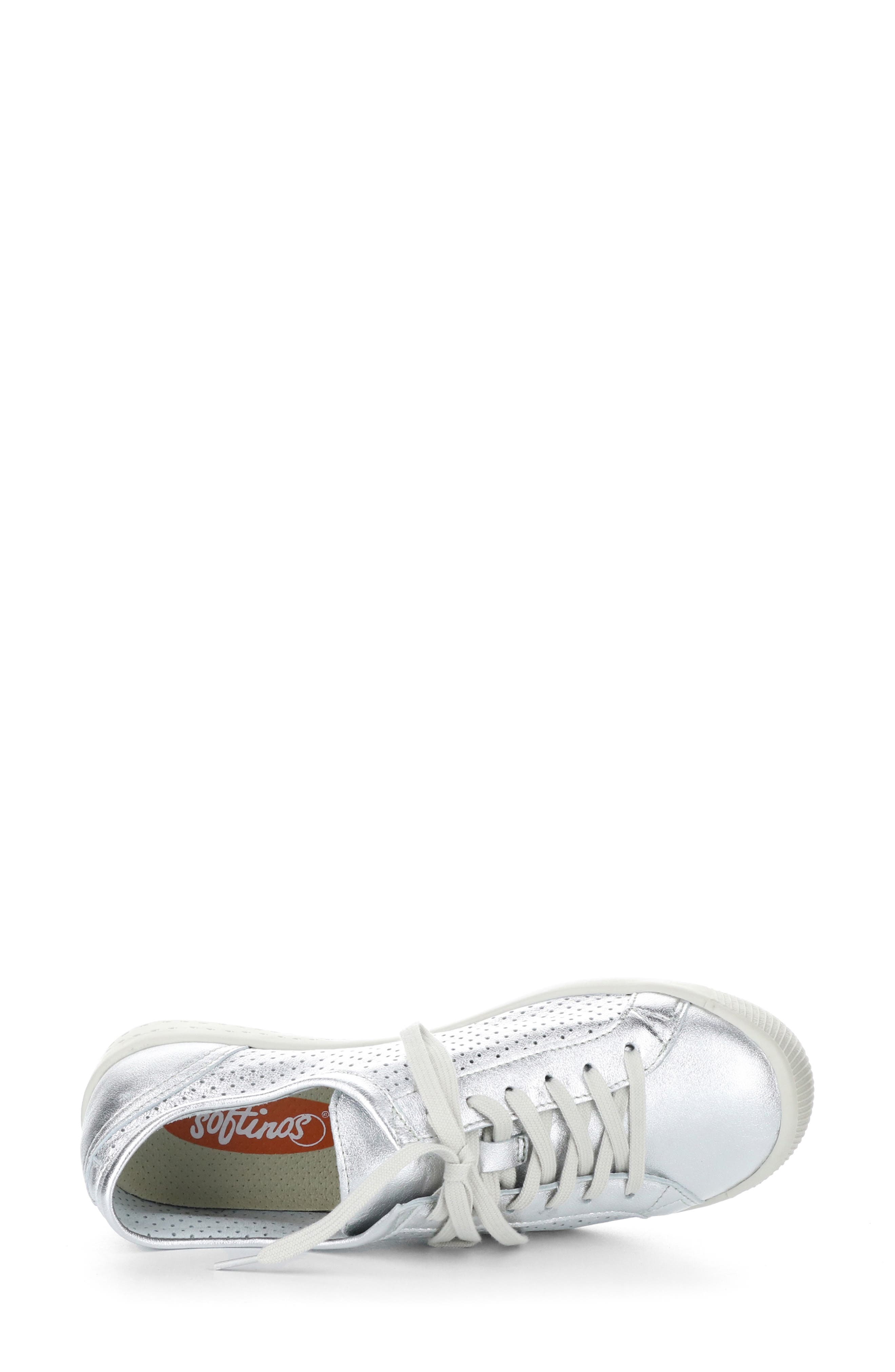 Softinos by Fly London Ica Sneaker, Alternate, color, 043 Silver