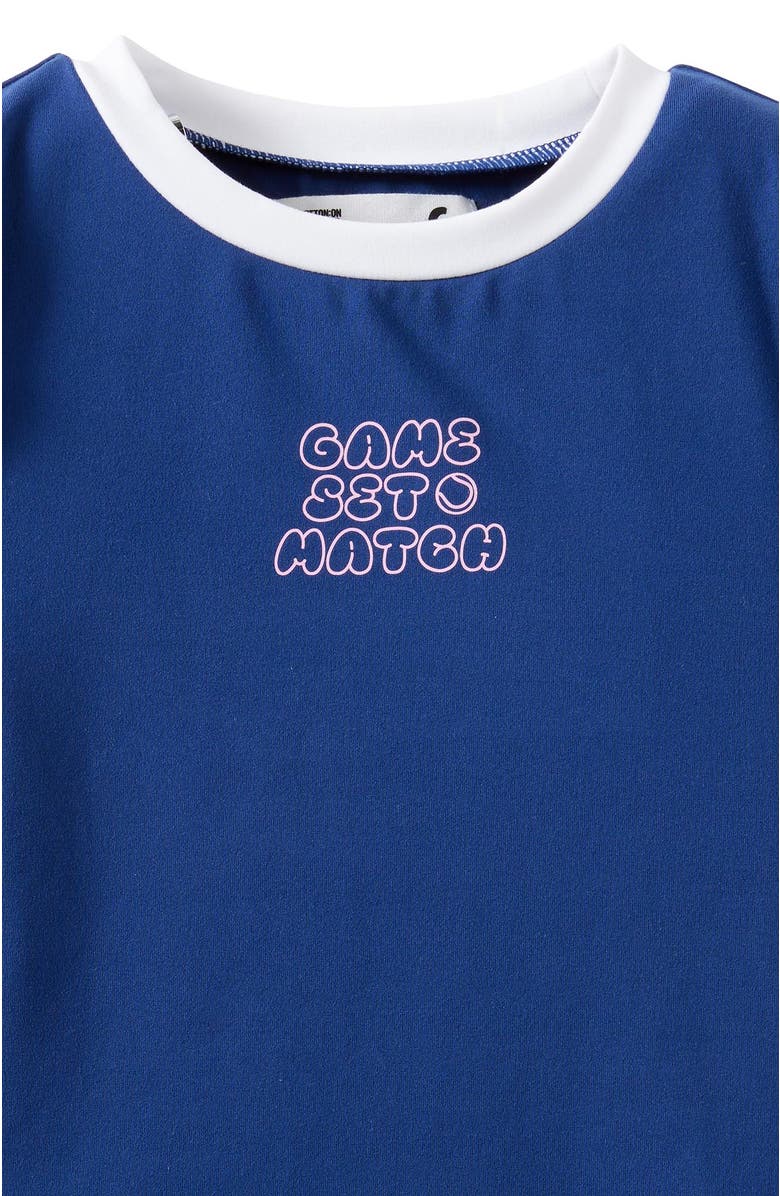 Cotton On Kids Kid's Active Short Sleeve Baby Tee, Alternate, color, Denim Navy White Stripe