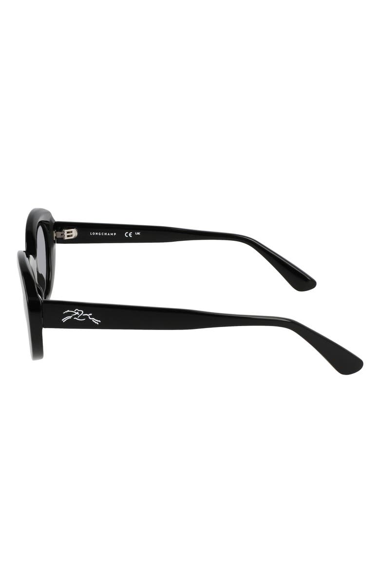 Longchamp Le Pliage 50mm Oval Sunglasses, Alternate, color, 