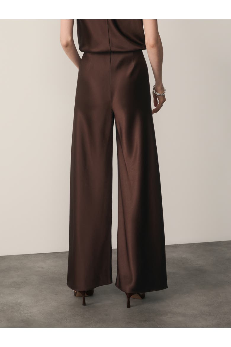 Lucena High Rise Wide Leg Trousers, Alternate, color, Brown