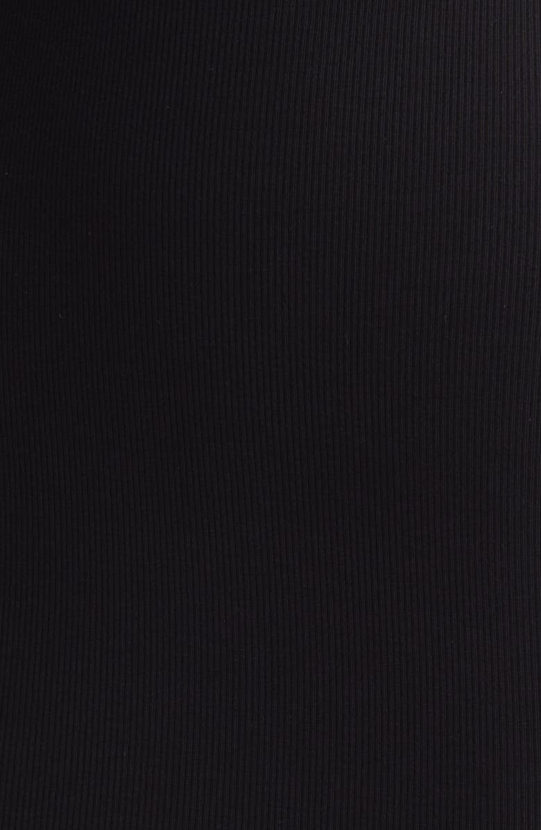 NIKKI LUND Money Long Sleeve Sculpting Knit Maxi Dress, Alternate, color, Black