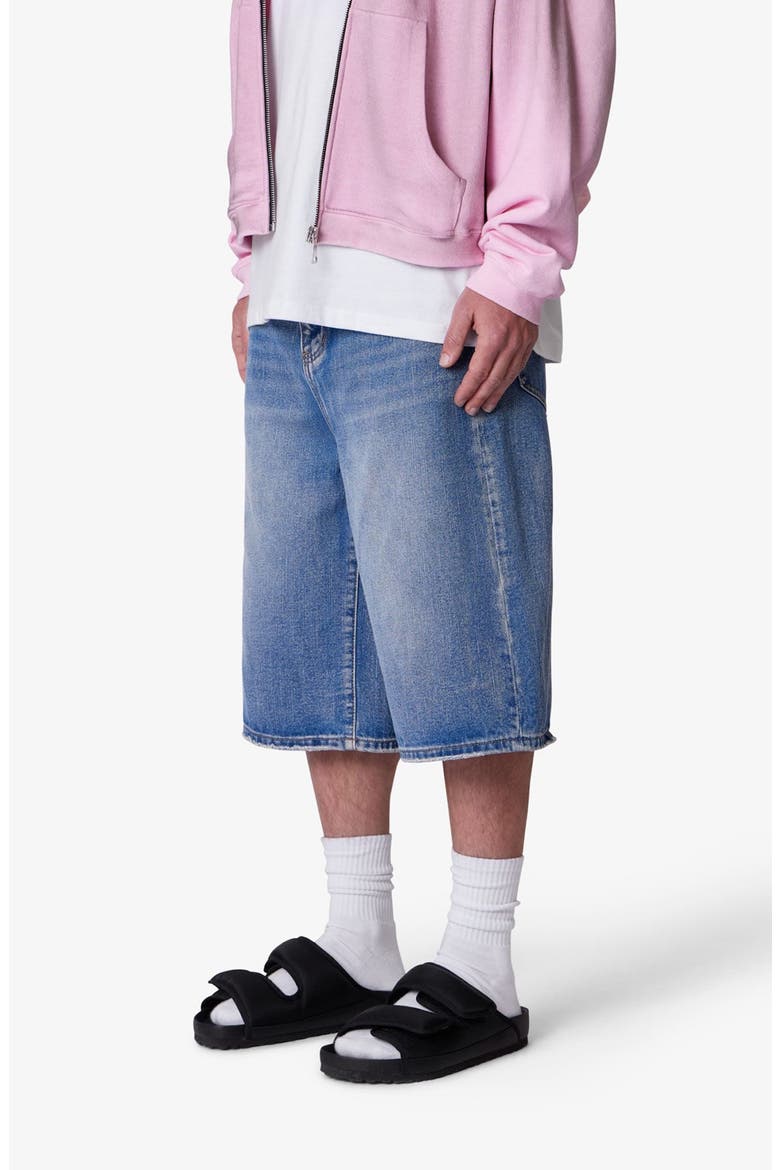 Ultra Baggy Denim Shorts, Alternate, color, MEDIUM BLUE