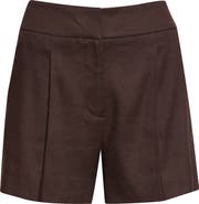 Veronica Beard Haina Linen Blend Shorts