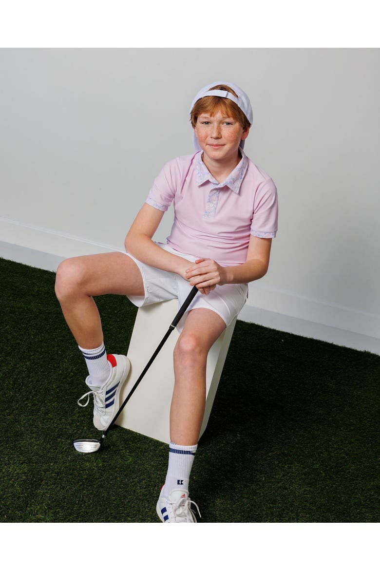 Boys Polo Shirt, Alternate, color, Lavender Blossom