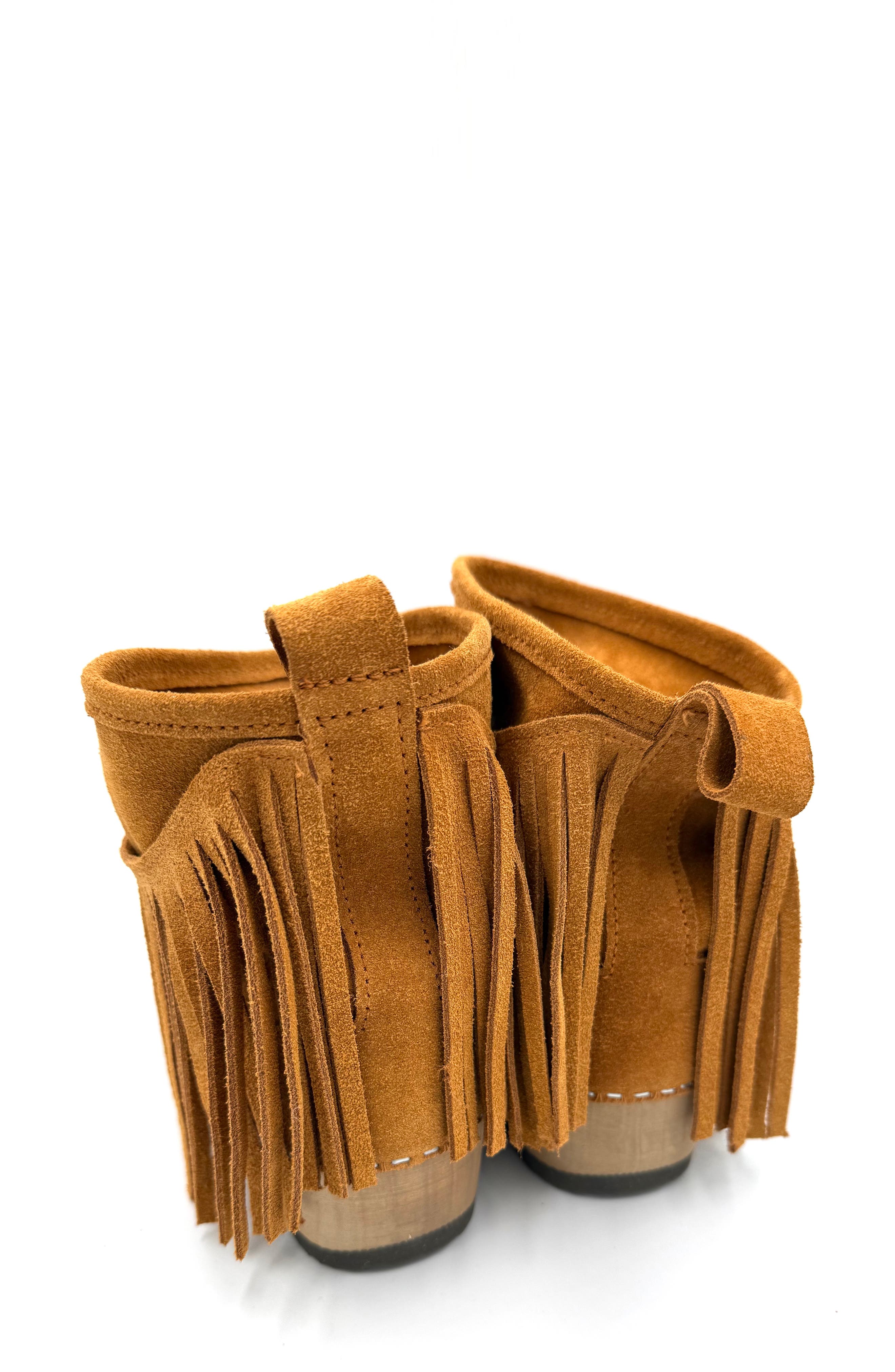 KUNSTEN Holly Fringe Bootie, Alternate, color, Havtora