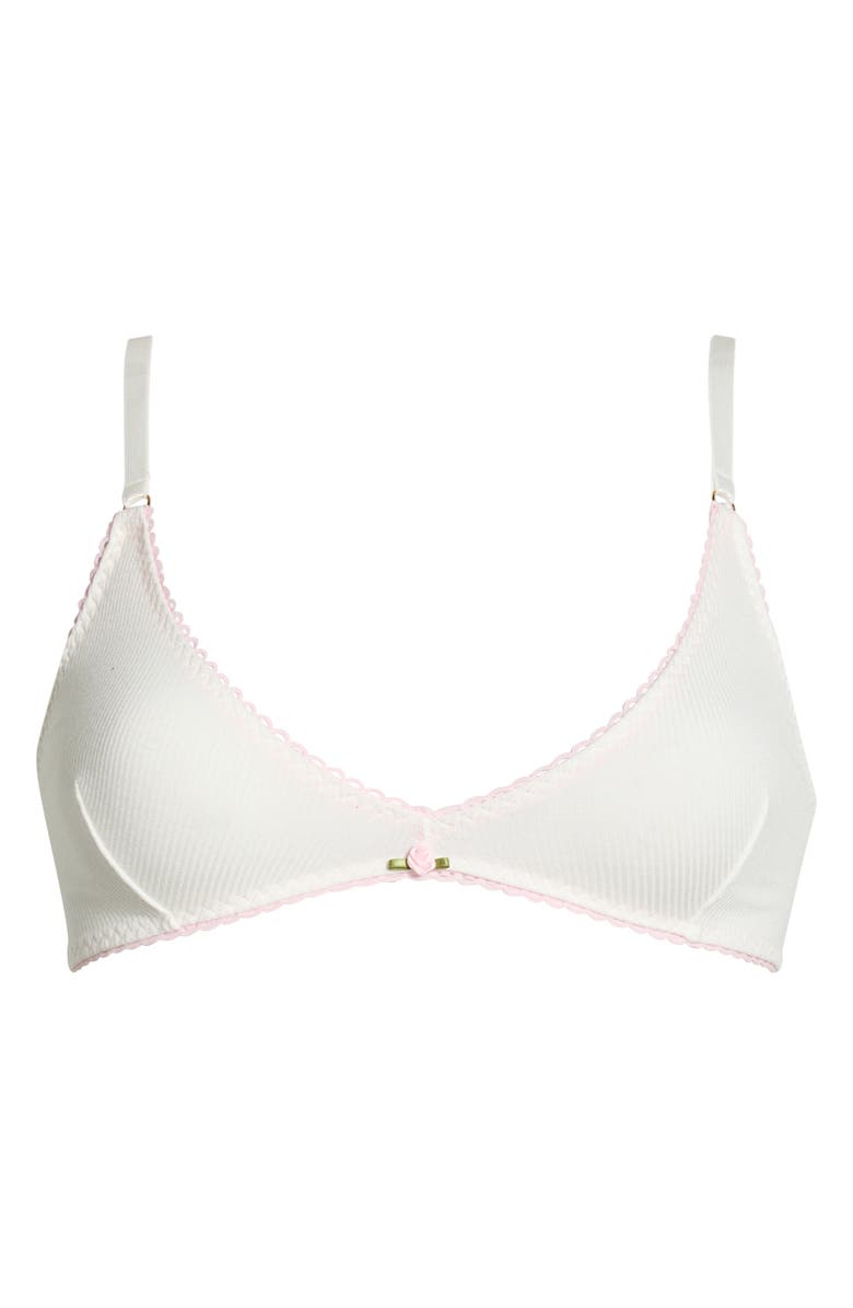 KILO BRAVA Rib Bralette, Alternate, color, White