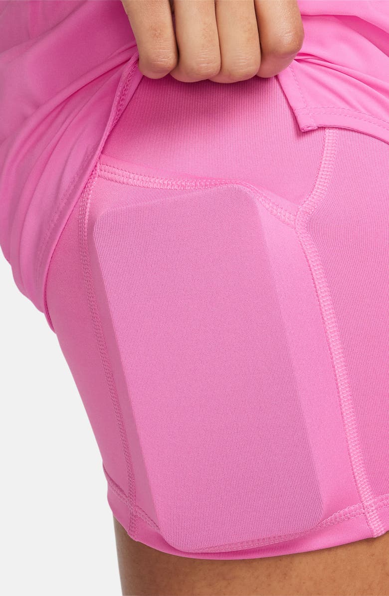 Nike One Dri-FIT High-Waisted 3-Inch 2-in-1 Shorts, Alternate, color, 675 Plypnk/Refsil