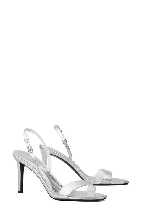 Double T Buckle Slingback Sandal (Women)