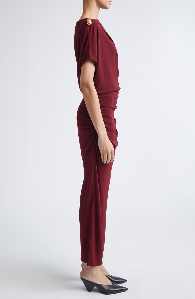 Altuzarra Brina Jersey Dress, Alternate, color, Grenache
