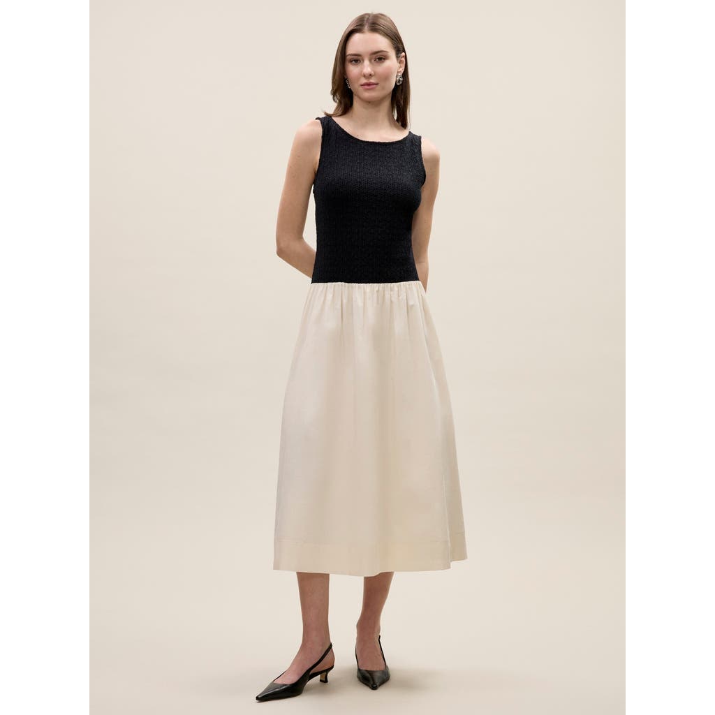 REBECCA TAYLOR REBECCA TAYLOR REESE MIXED MEDIA DRESS