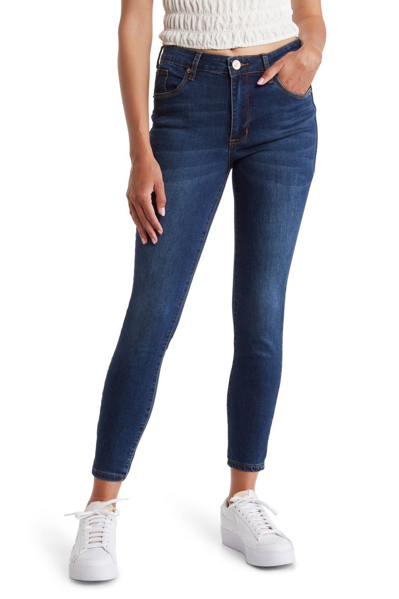 Ellie High Rise Ankle Crop Skinny Jeans, Main, color, NORTH MARLEY