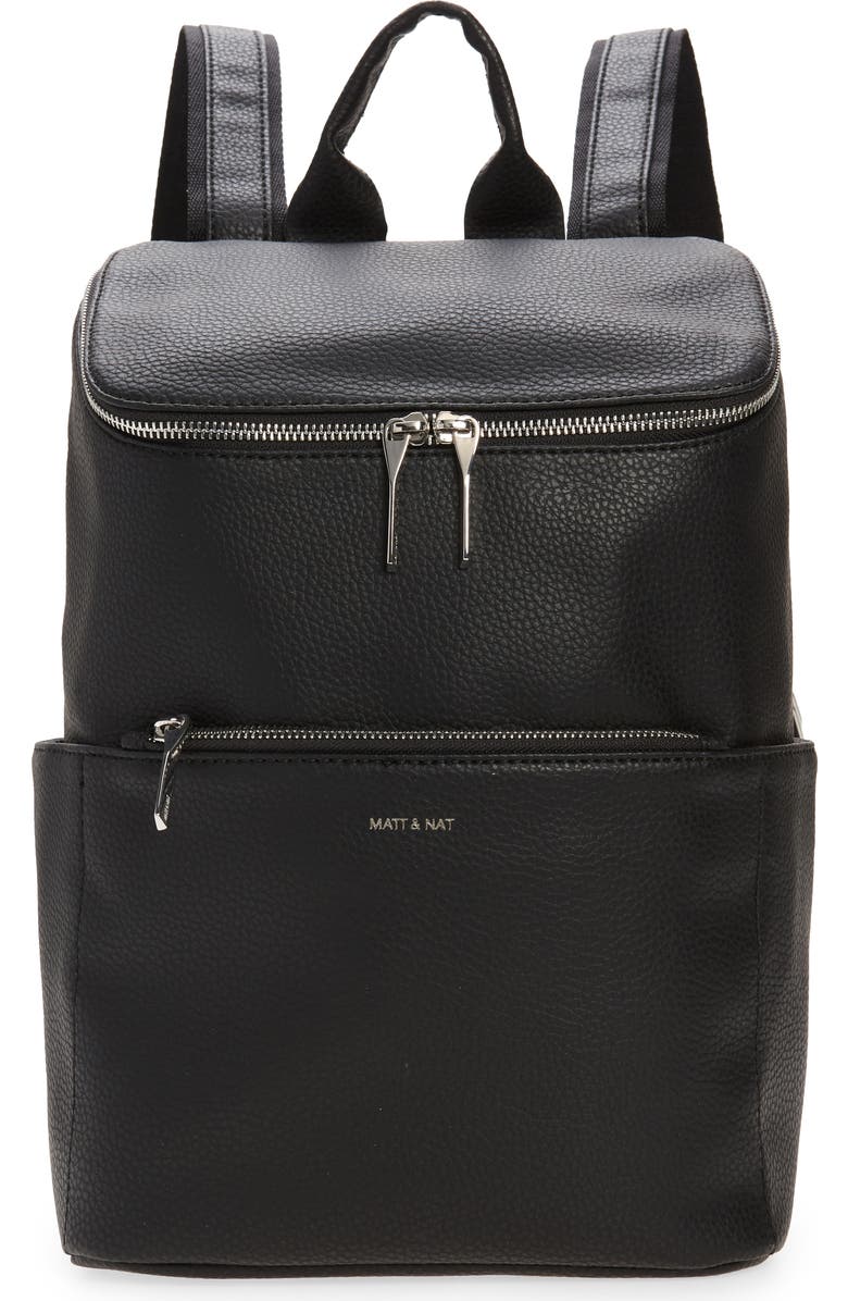 Matt & Nat 'Brave' Faux Leather Backpack, Main, color,