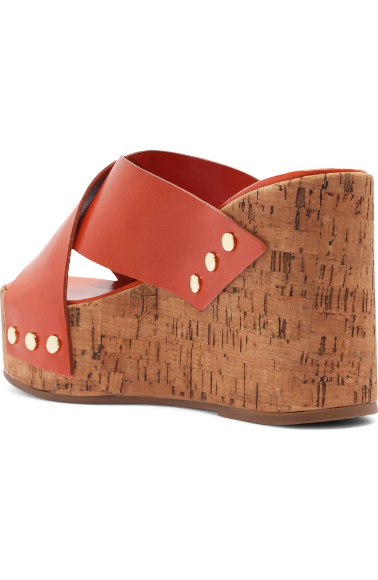 Schutz Serena Platform Wedge Sandal, Alternate, color, Sonora
