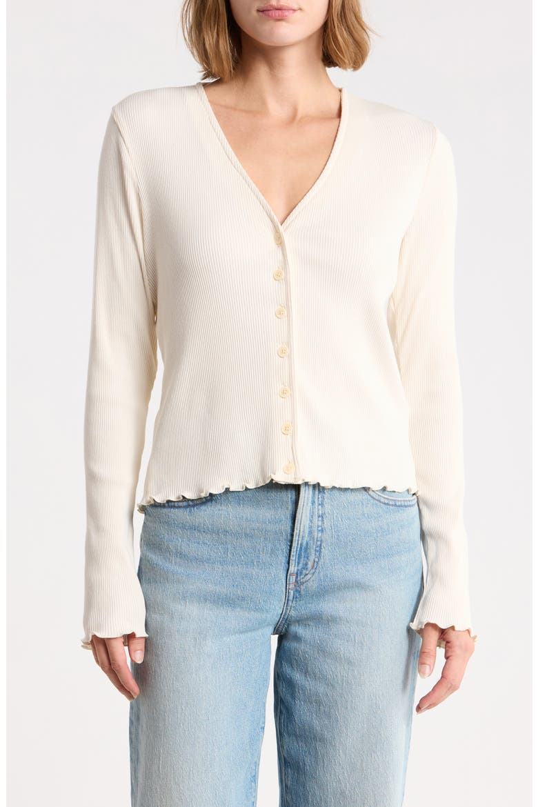 Knit Cardigan, Main, color, VINTAGE IVORY