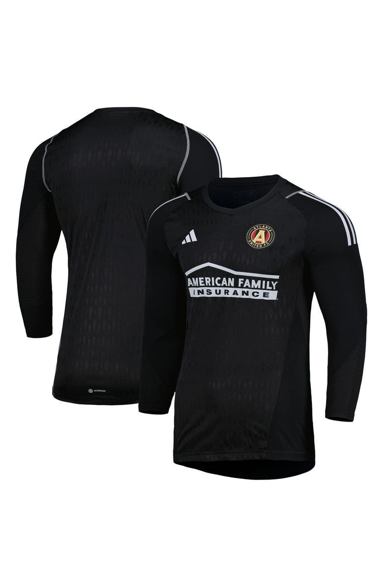 adidas Men's adidas Black Atlanta United FC 2023 Goalkeeper Long Sleeve Replica Jersey, Main, color, Black