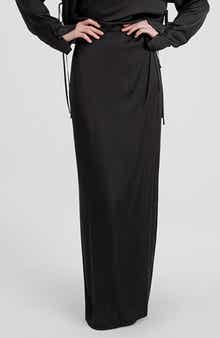 Solid & Striped The Leau Wrap Maxi Skirt