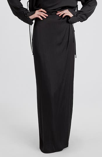 SOLID & STRIPED SOLID & STRIPED THE LEAU WRAP MAXI SKIRT
